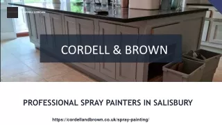 Spray Painting in Salisbury