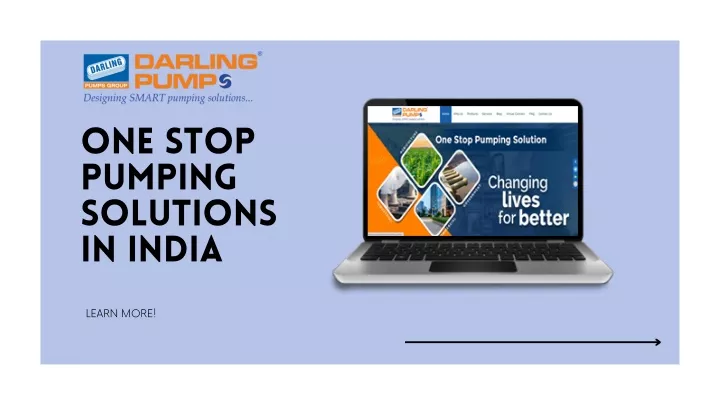 one stop pumping solutions in india