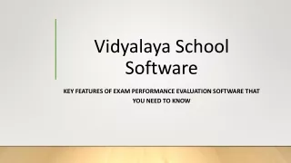 vidyalaya school software