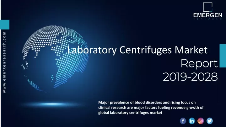 laboratory centrifuges market report 2019 2028