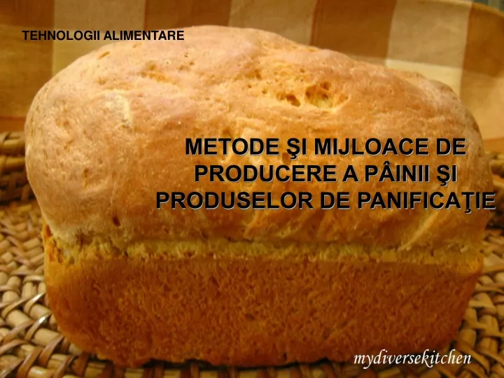 tehnologii alimentare