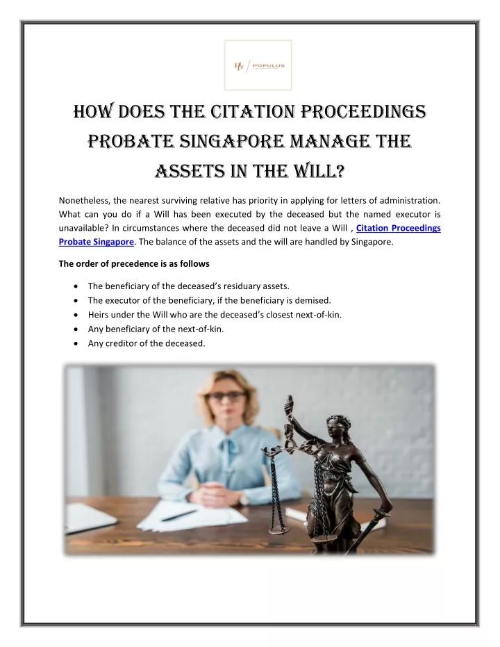 how does the citation proceedings probate