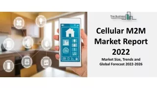 Cellular M2M Market Report 2022