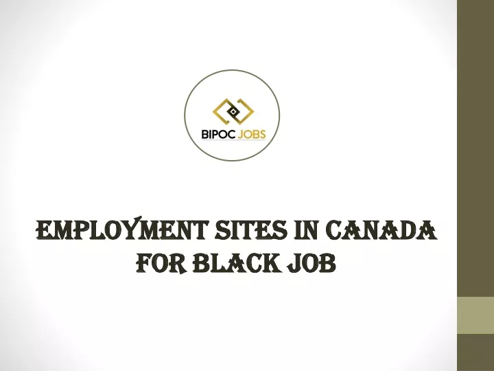 employment sites in canada for black job