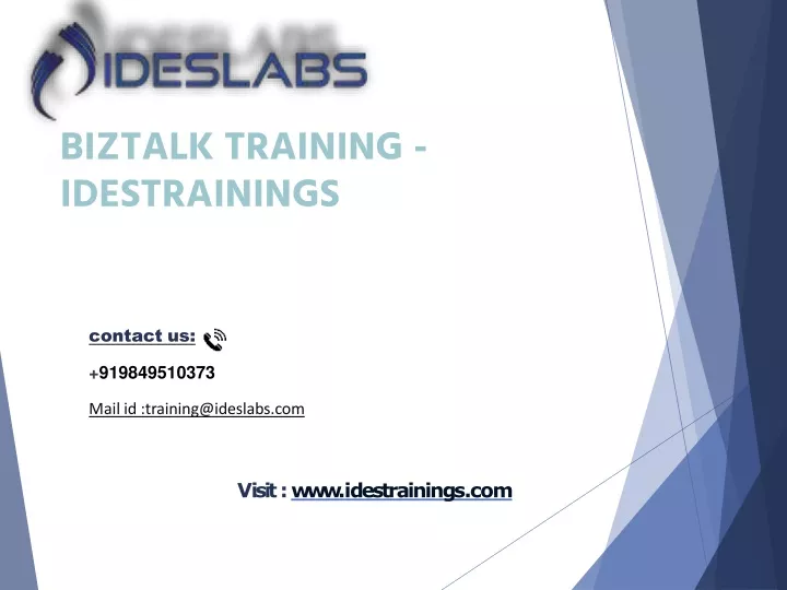 biztalk training idestrainings