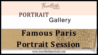 Hire Paris portrait Photographer | Travellerki Portrait