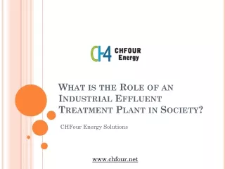 What is the Role of an Industrial Effluent Treatment Plant in Society
