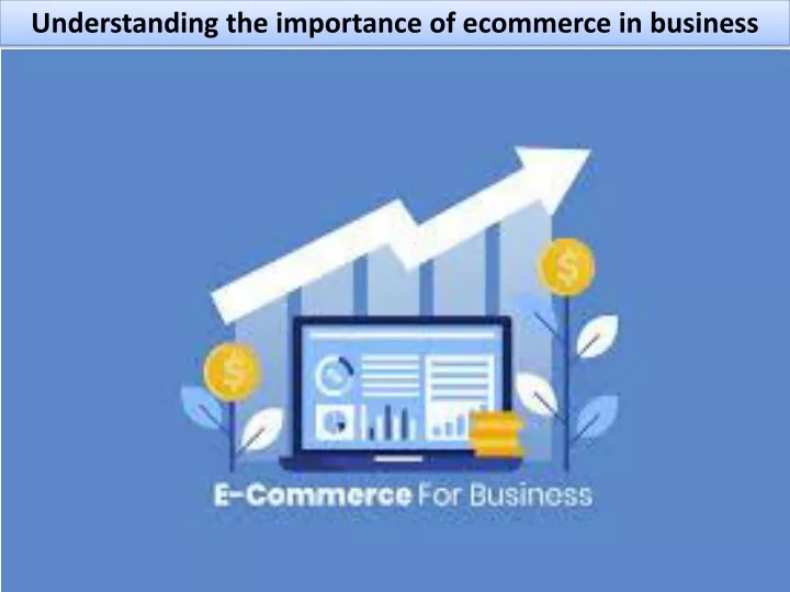understanding the importance of ecommerce