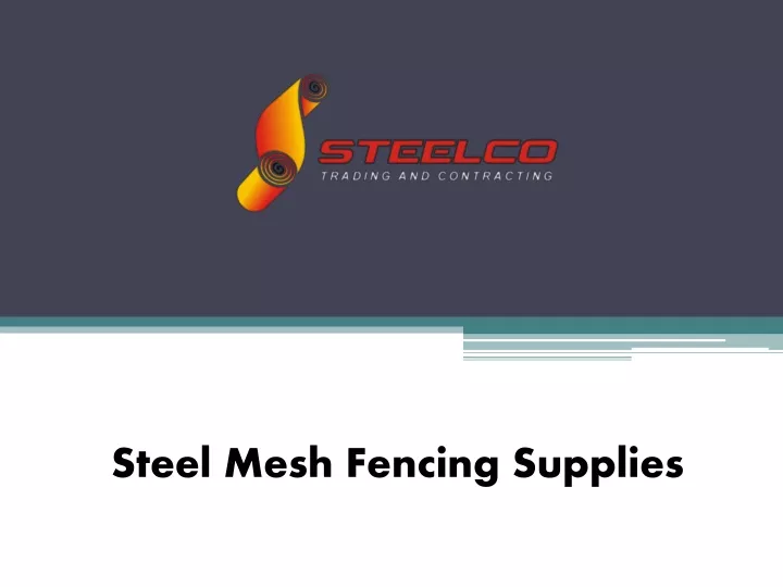 steel mesh fencing supplies