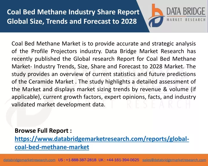 coal bed methane industry share report global