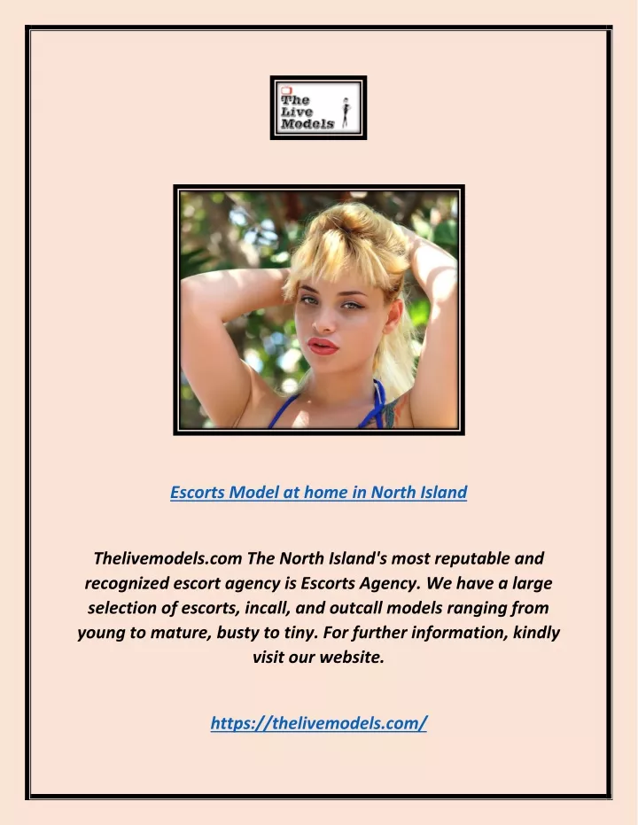 escorts model at home in north island