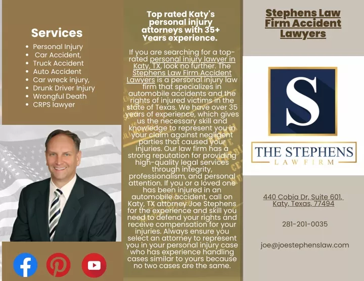 stephens law firm accident lawyers