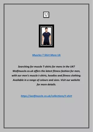 Muscles T Shirt Mens Uk | Wolfmuscle.co.uk