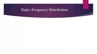 topic frequency distribution