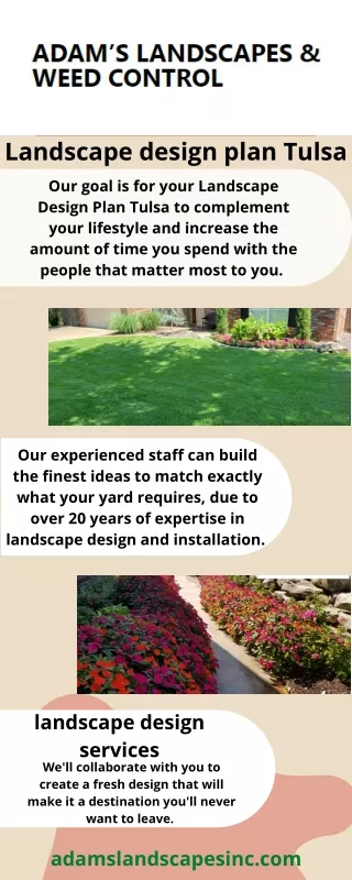 landscape design plan Tulsa