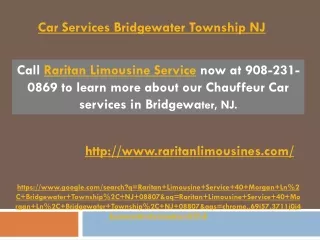 Car Services Bridgewater Township NJ