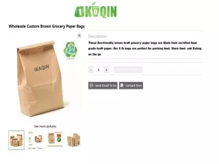 Grocery Paper Bags With Handles