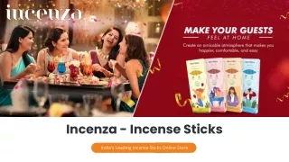 Incenza - Incense Sticks, Incenza Agarbatti, scented Fragrance Sticks
