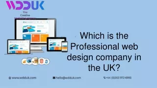 which is the professional web design company in the uk