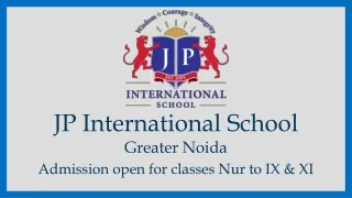 jp international school greater noida