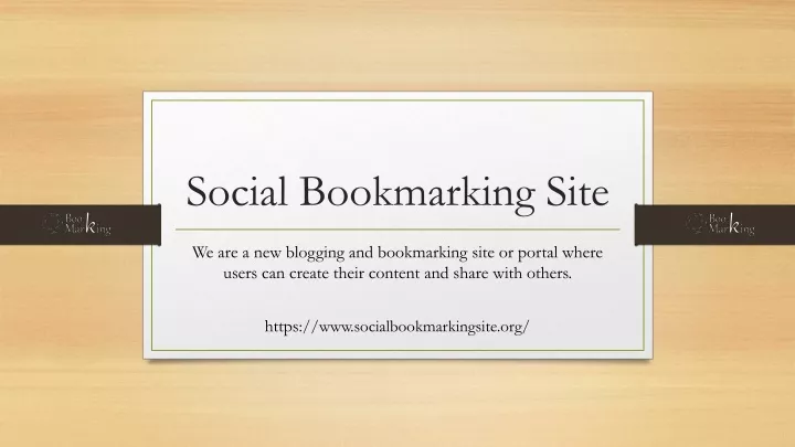 social bookmarking site