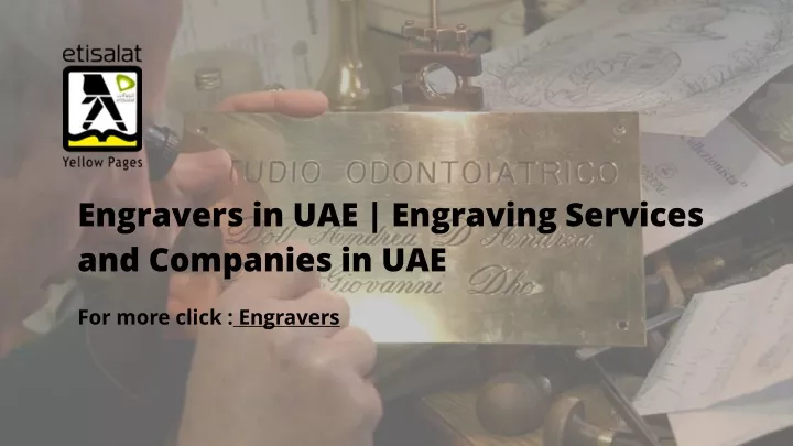 engravers in uae engraving services and companies