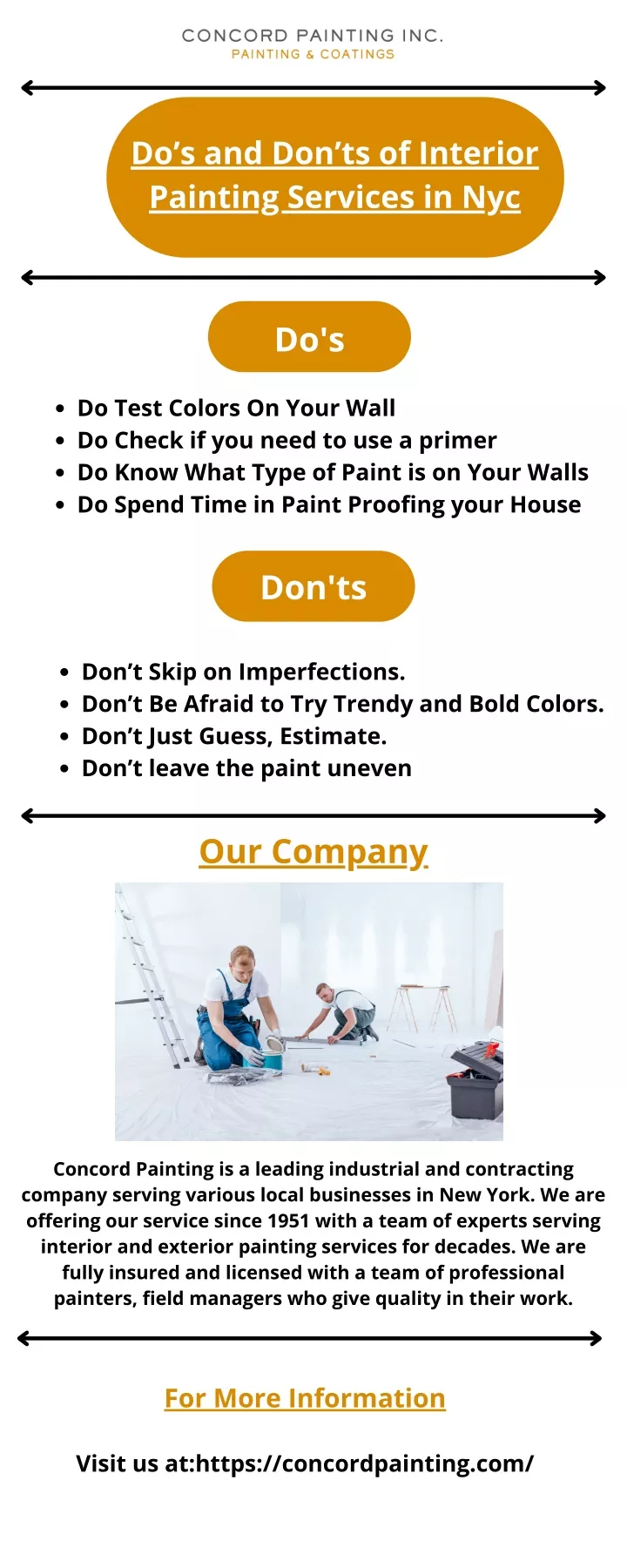 do s and don ts of interior painting services