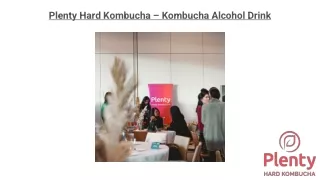 Kombucha Alcohol Drink - Plenty Hard Kombucha