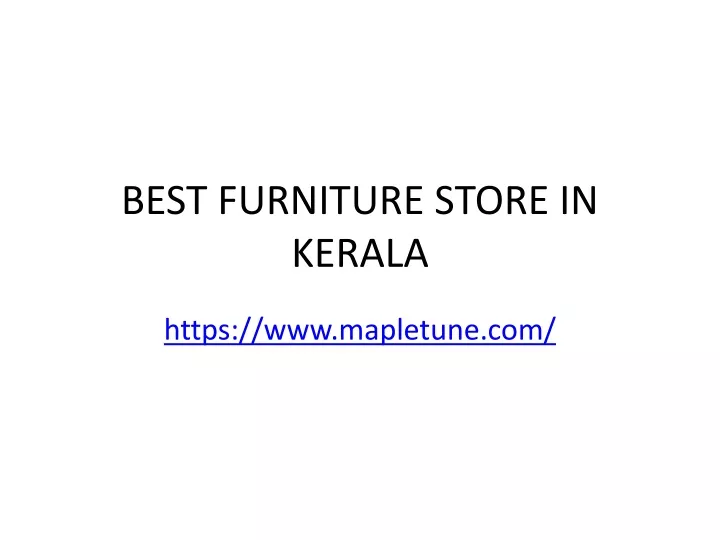 best furniture store in kerala