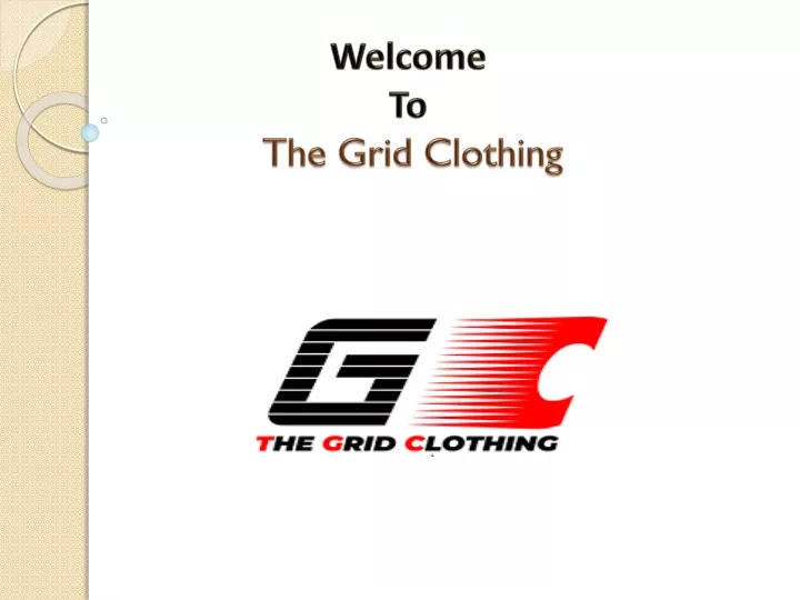 welcome to the grid clothing