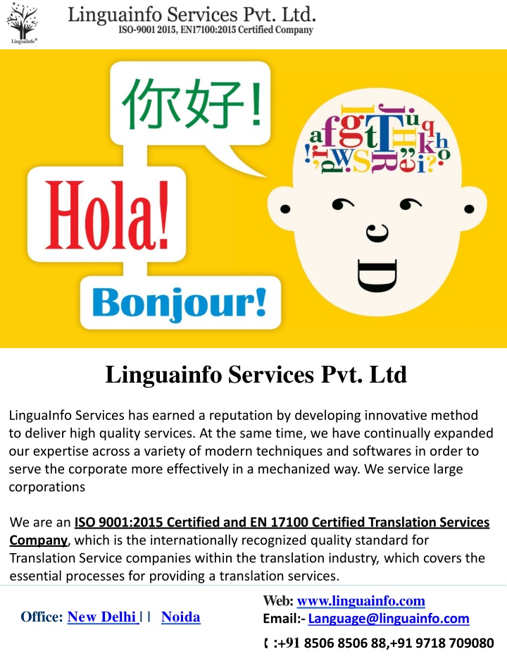 linguainfo services pvt ltd