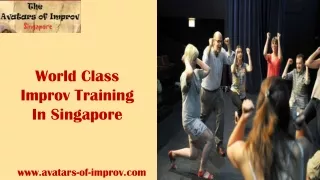 world class improv training in Singapore