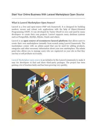 start your online business with laravel