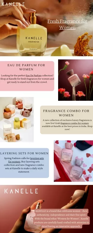 Buy Fresh Fragrance for Women from Kanelle