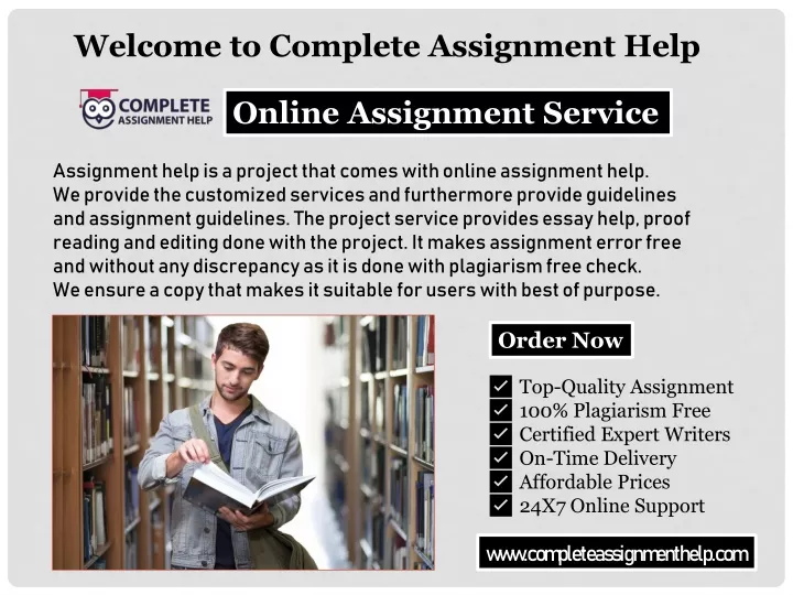 welcome to complete assignment help