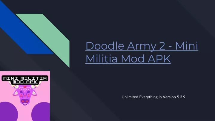 doodle army 2 mini militia mod apk