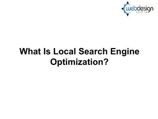 what is local search engine optimization