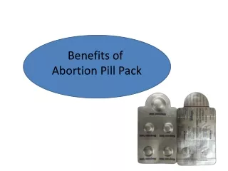 Benefits of abortion pill pack