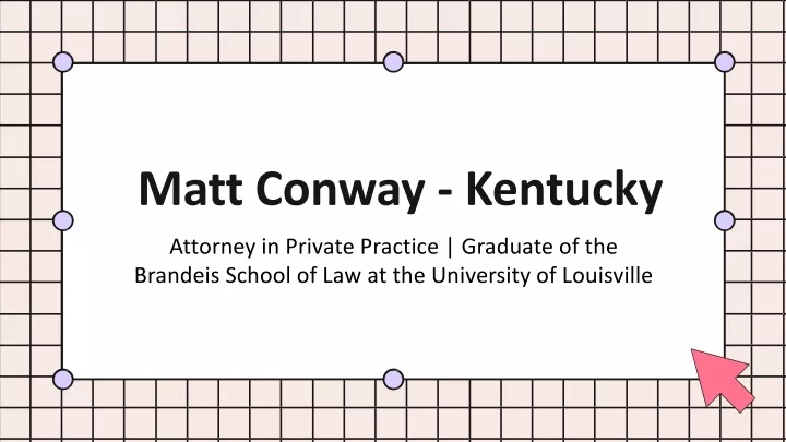 matt conway kentucky