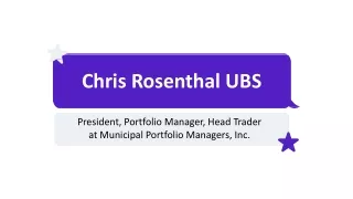 chris rosenthal ubs