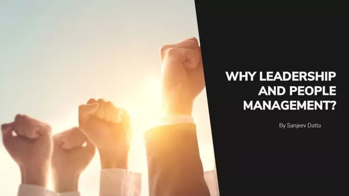 why leadership and people management