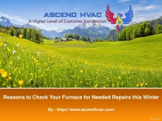 Reasons to Check Your Furnace for Needed Repairs this Winter