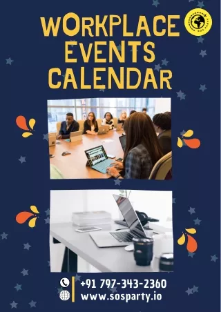 Workplace events calendar