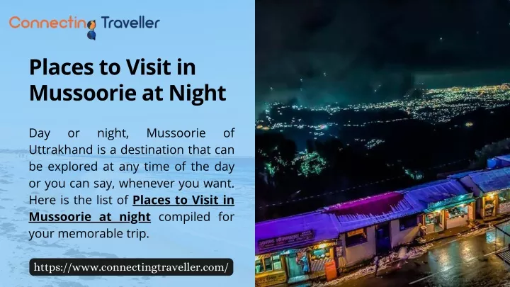 places to visit in mussoorie at night