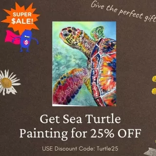 Sea Turtle, Paint By Numbers