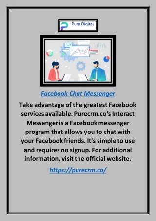 Facebook Chat Messenger | Purecrm.co