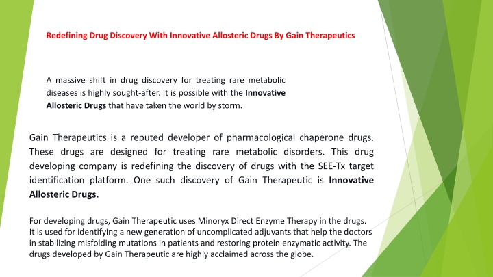 redefining drug discovery with innovative