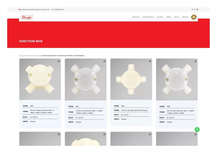 PPT Junction Box Manufacturer Buy Electrical Junction Box in Bihar