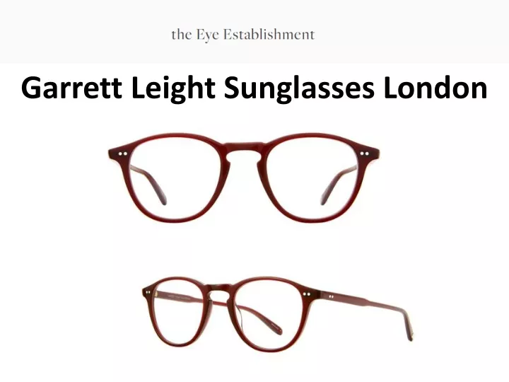 garrett leight sunglasses london