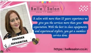 belle salon in yelahanka